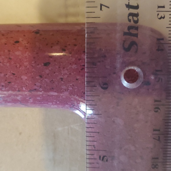 Ceramic Frame Weston Picture Frame Marble Look Speckled Maroon Pink Black - Picture 7 of 7